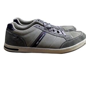 Arrigo Bello Mens Grey Fashion Sneakers Size 10.5 Low Top Lace Up Shoes A0257-4